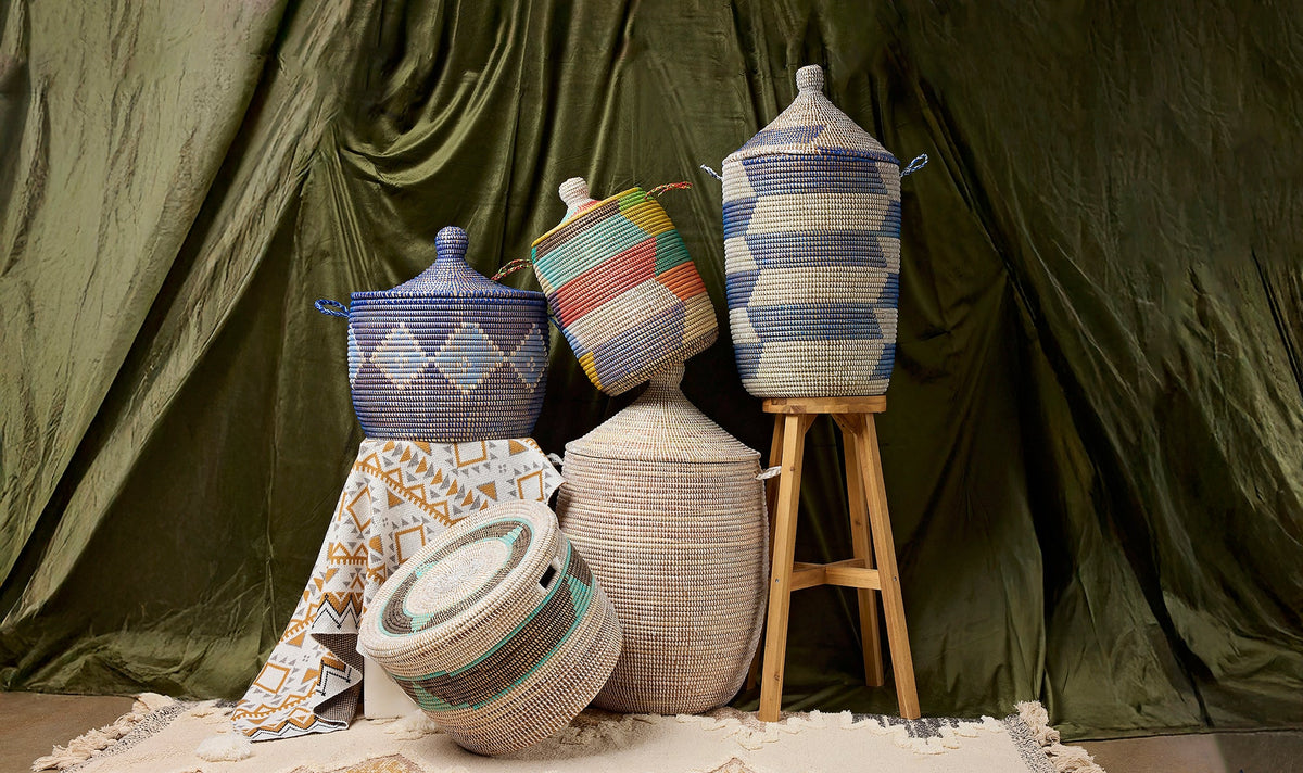 Anisa Handwoven African Bowl – Decorative Storage & Table Décor