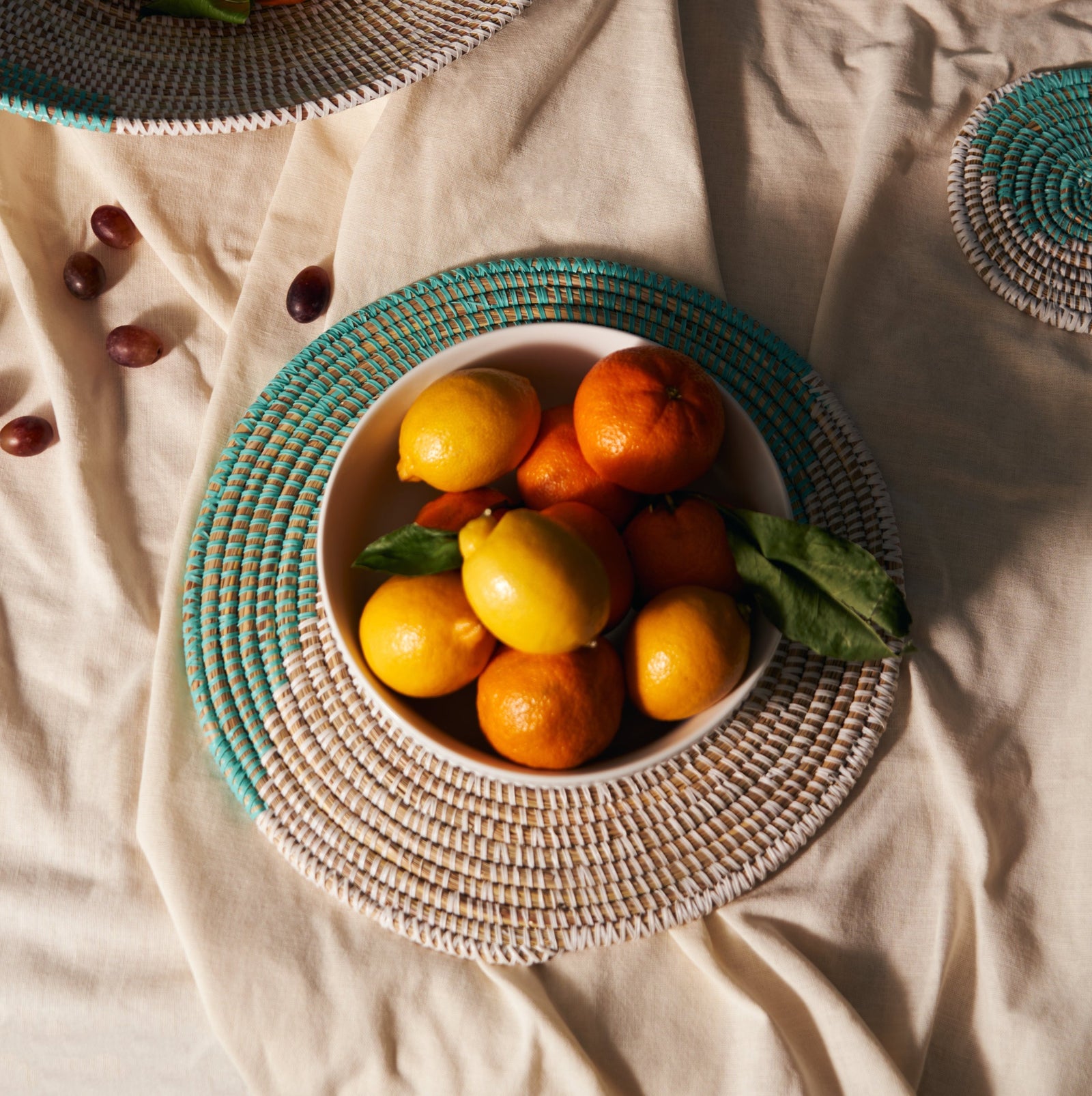 Mamina Woven Placemats – Handwoven African Table Decor