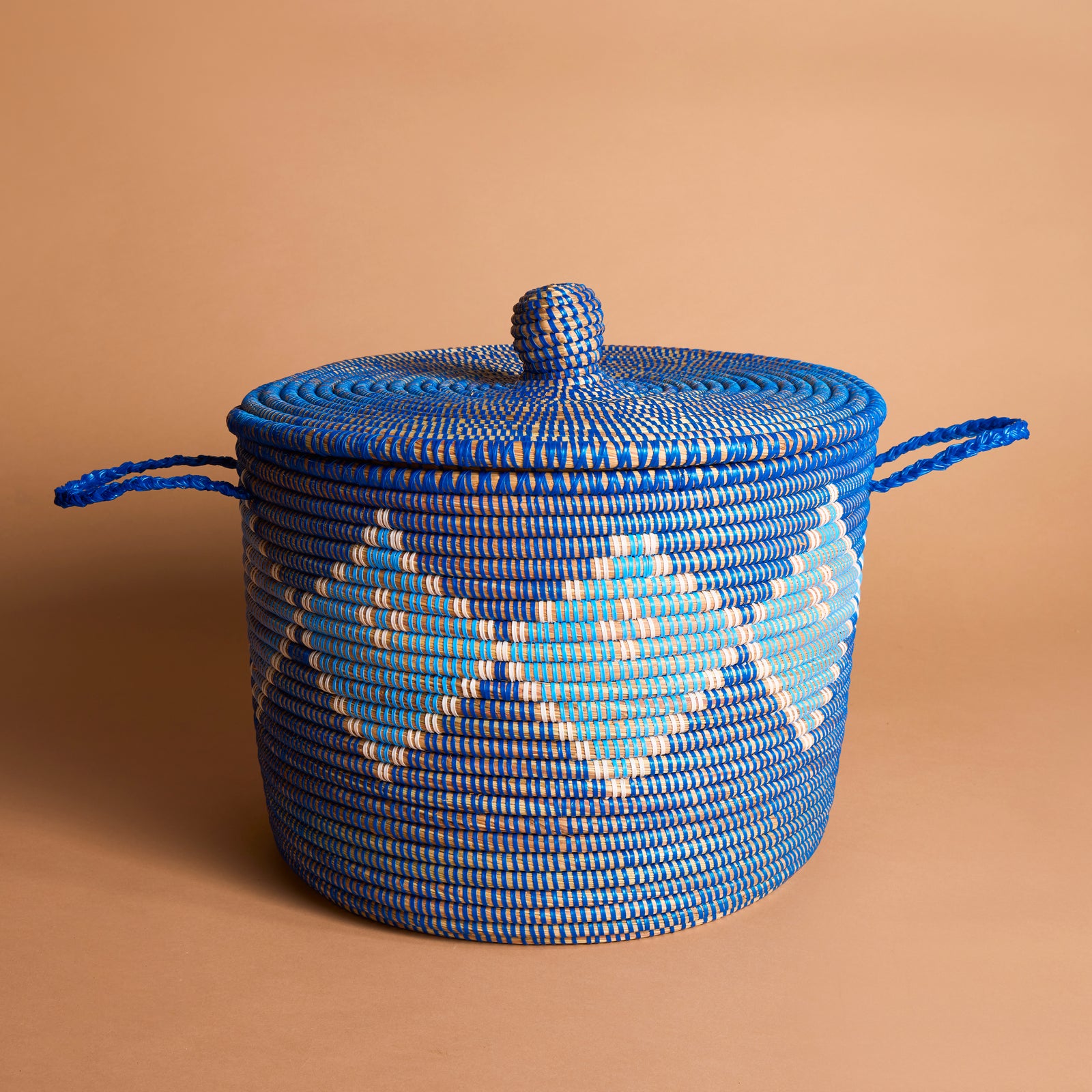 Handcrafted Nile Lidded Basket - Small Batch Artisan Baskets