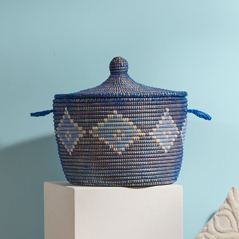 the nile lidded basket