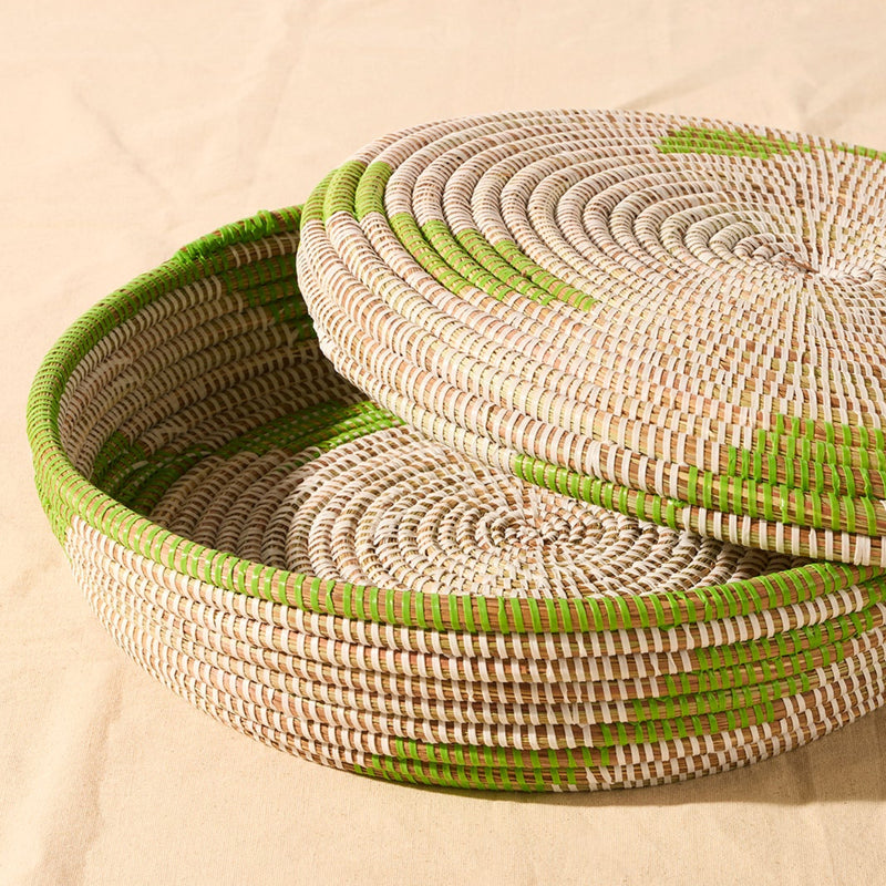 Nyota Woven Tray With Lid