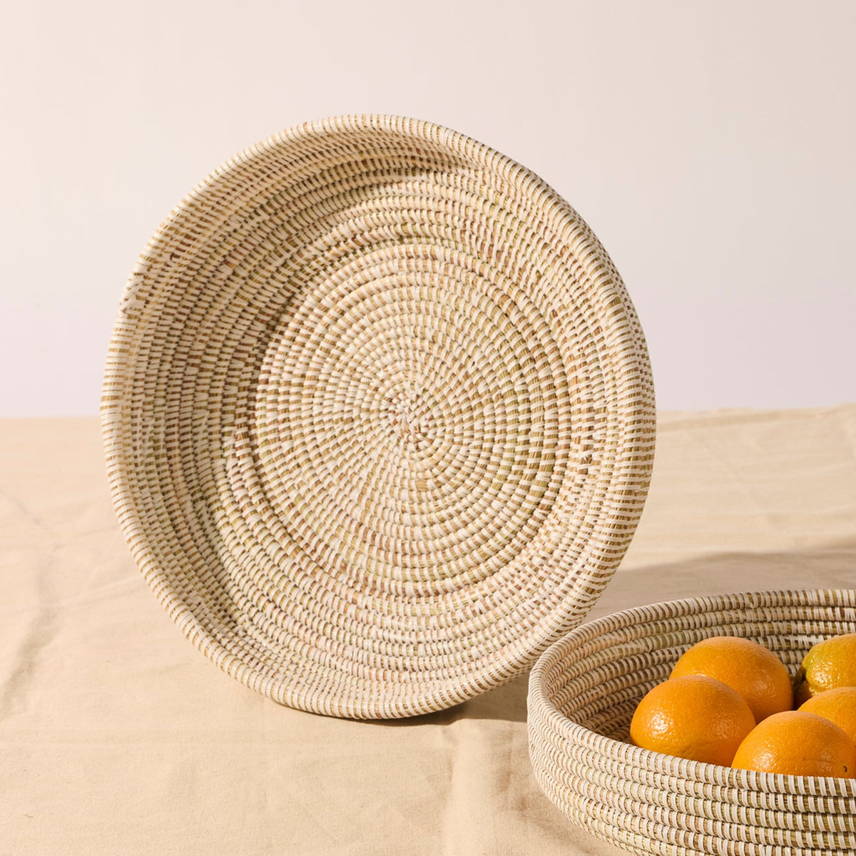 Zara Woven Bowl – Handwoven African Basket Bowl for Home