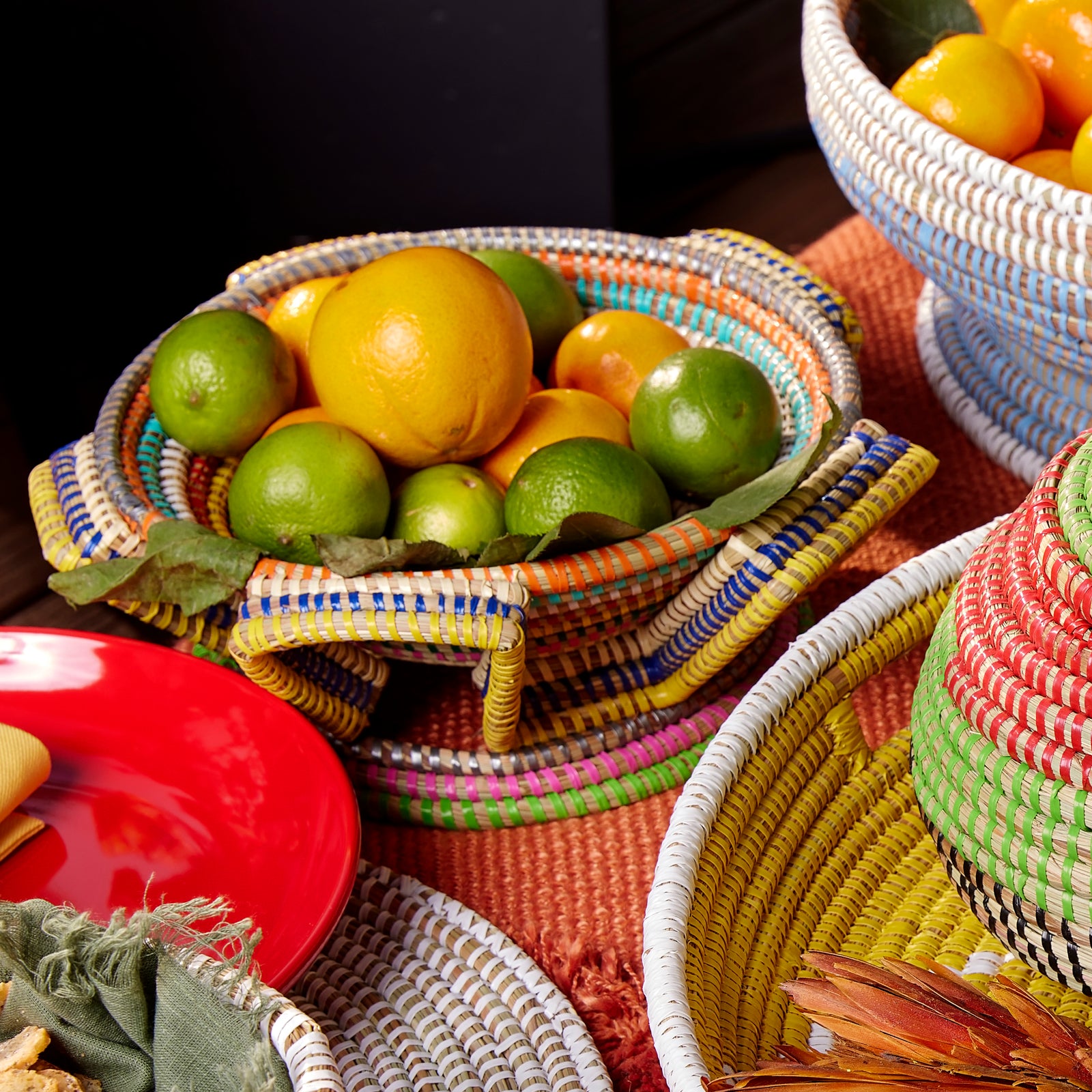 Anisa Handwoven African Bowl – Decorative Storage & Table Décor