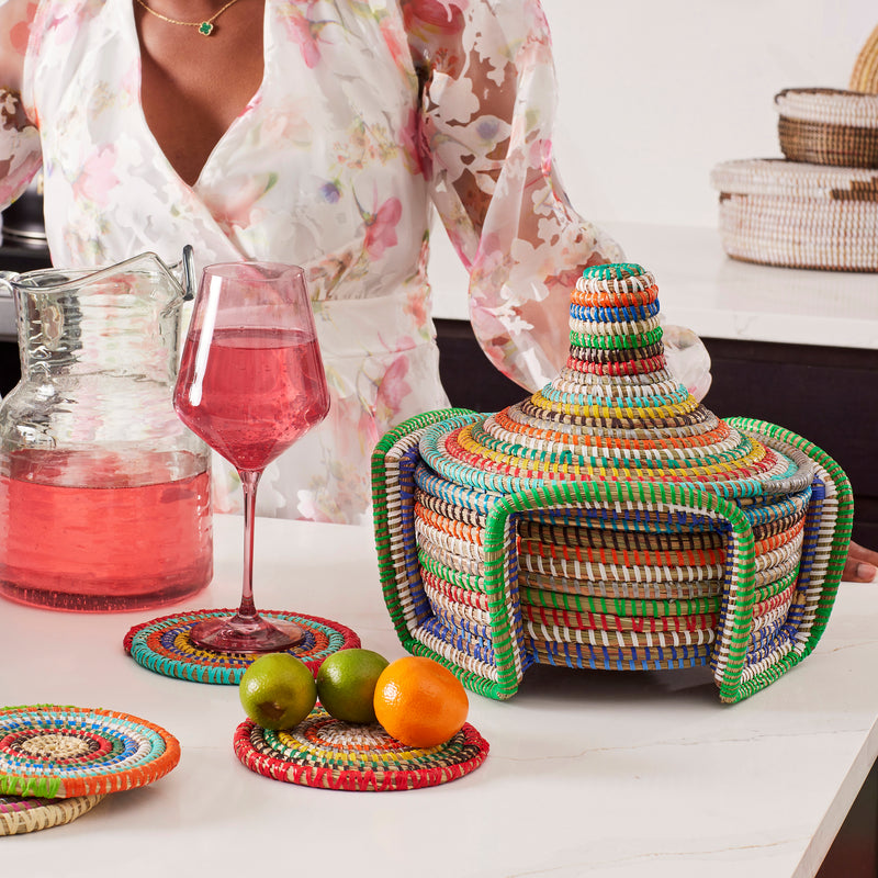 Afua Lidded Basket