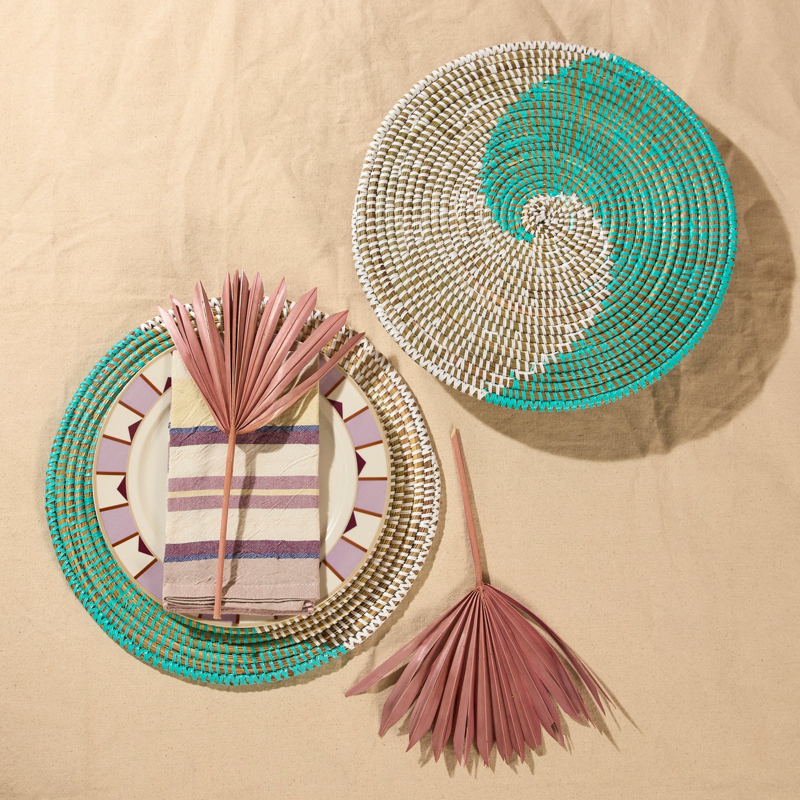 Mamina Woven Placemats – Handwoven African Table Decor