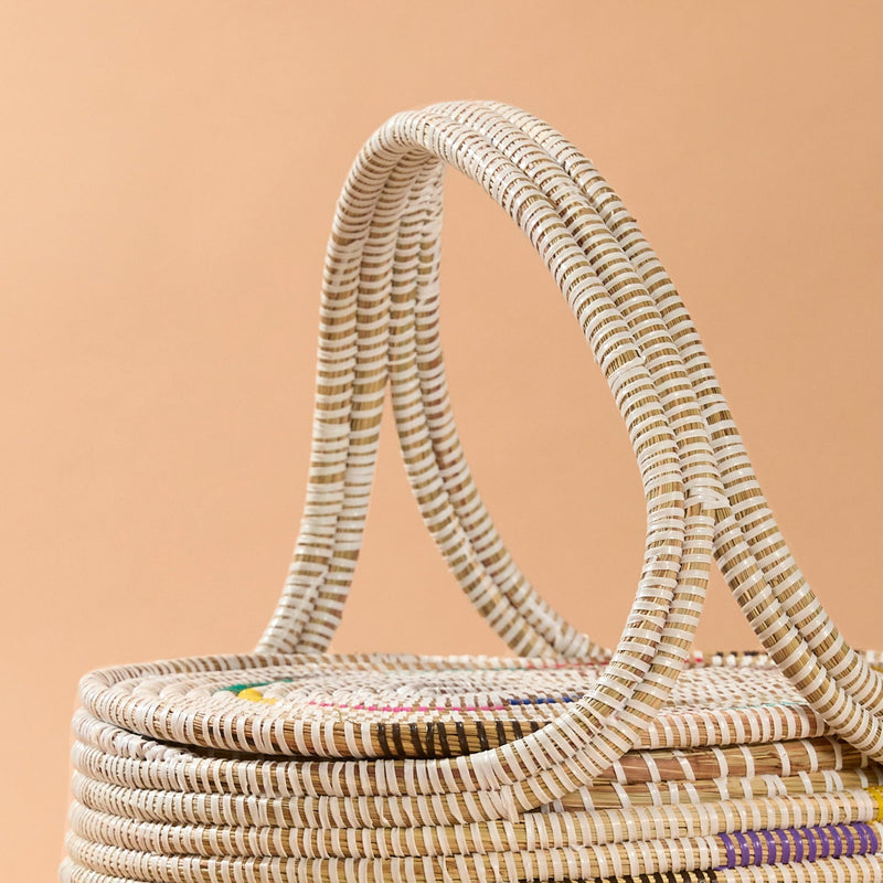 Binta Lidded Basket