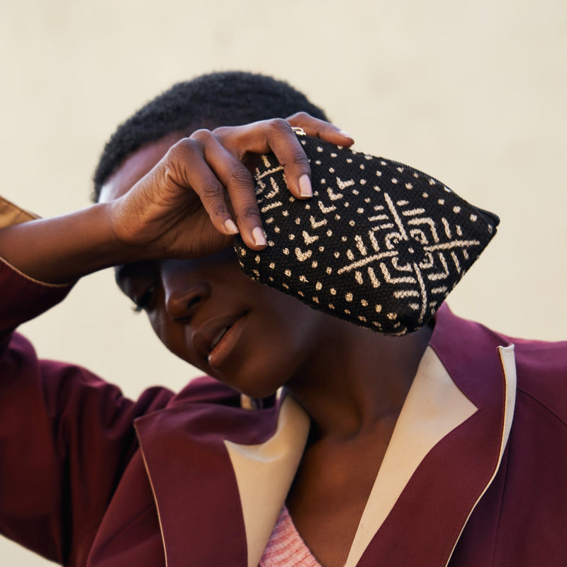 Handwoven African Tote Bag – Adama Mud Cloth Market Bag