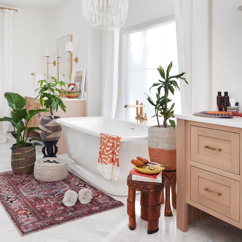 Large Adia Storage Basket – Artisan-Made Home Organizer