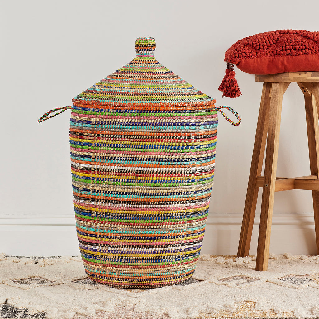 Zalipah Storage Basket – Handwoven African Basket for Home