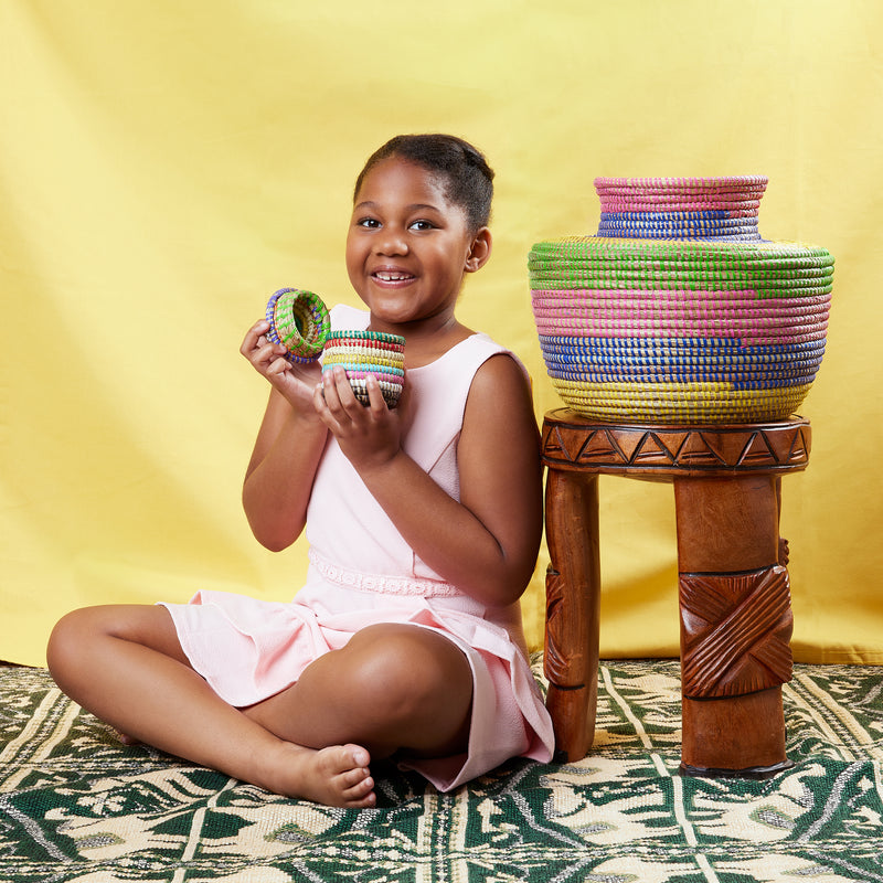 Akia Tiny Basket: Set of Two