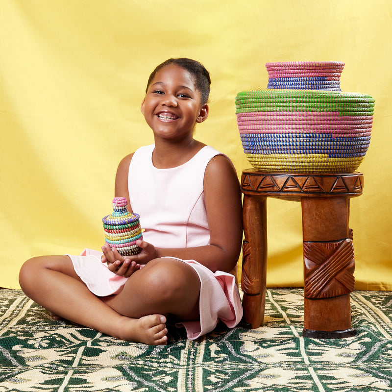 Akia Tiny Basket: Set of Two