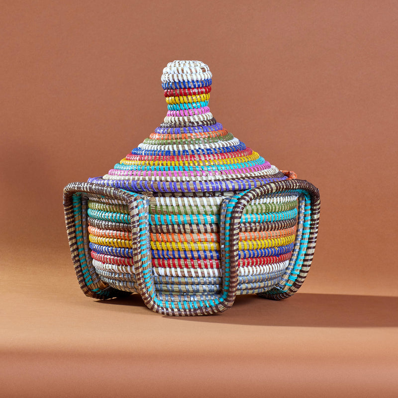 Afua Lidded Basket