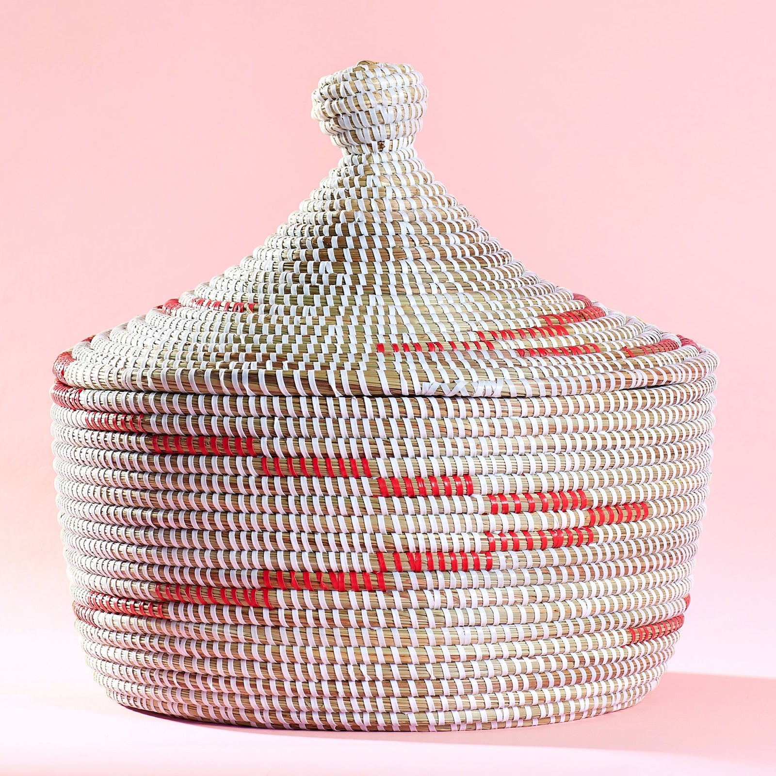 Bakh Lidded Storage Basket – Handcrafted African Baskets