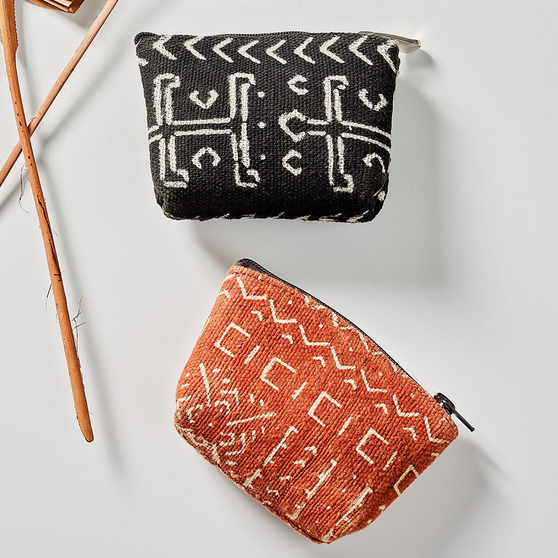 Close-up of Adama Mud Cloth Bag – Unique African Textile Patterns