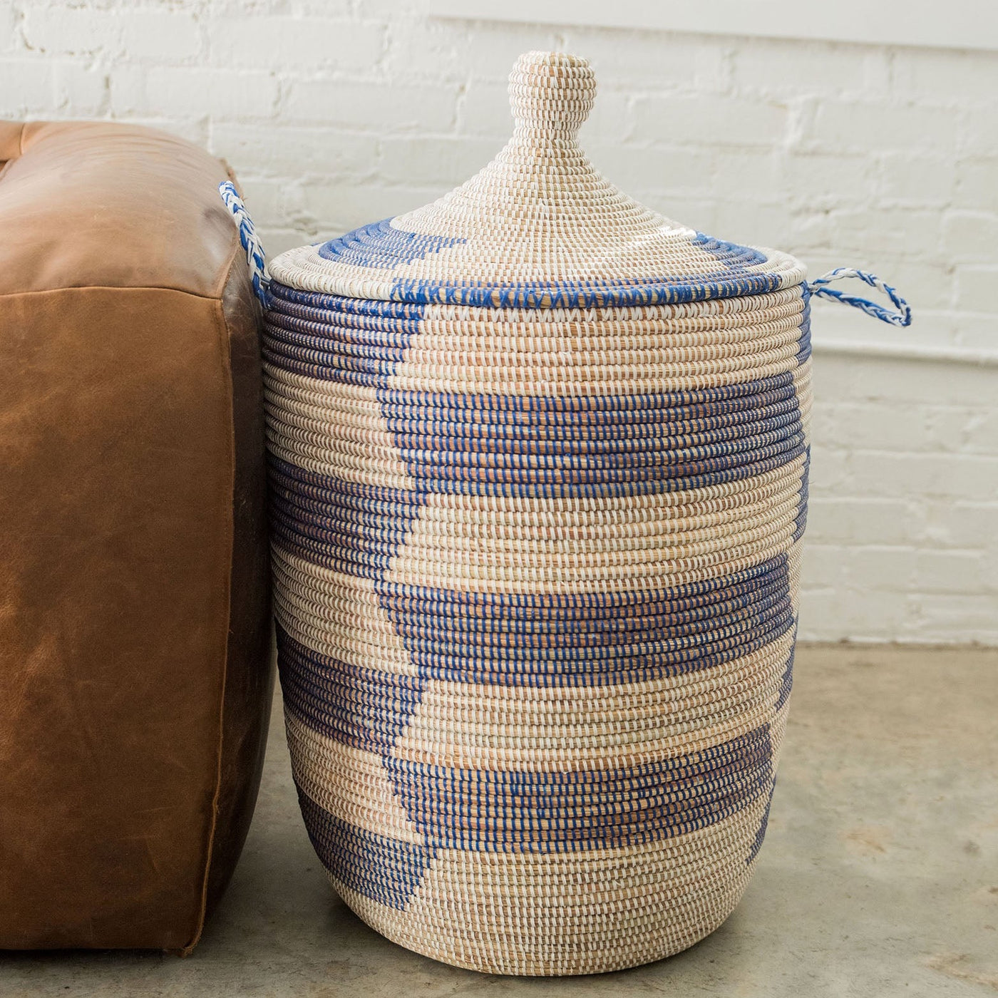 Wanjiru Woven Basket – Handwoven African Storage Basket