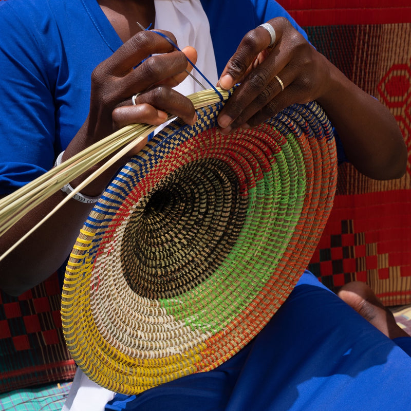 Colorful Handcrafted Taya Basket for Modern Home Storage Solutions