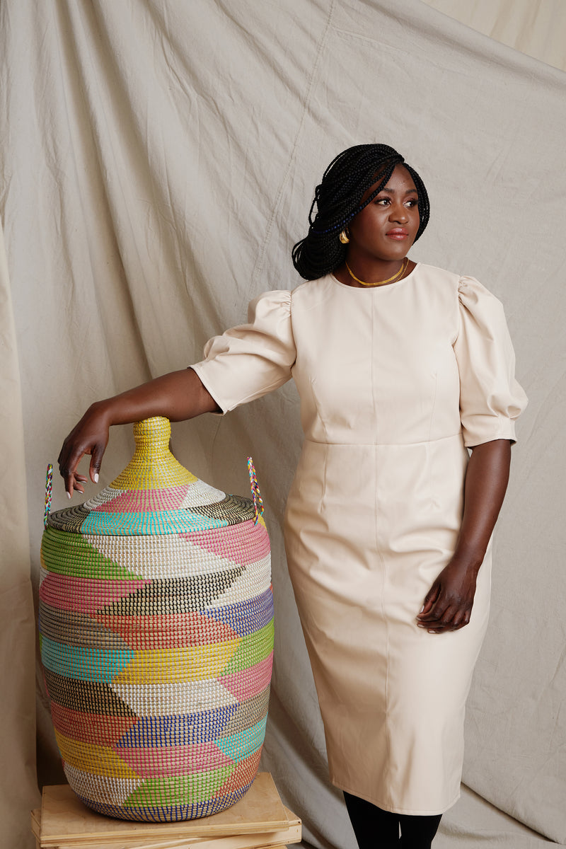 Colorful Handcrafted Taya Basket for Modern Home Storage Solutions