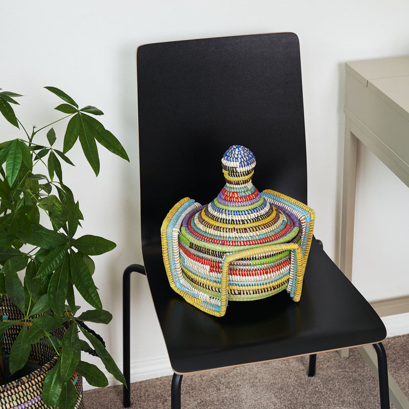 Afua Lidded Basket
